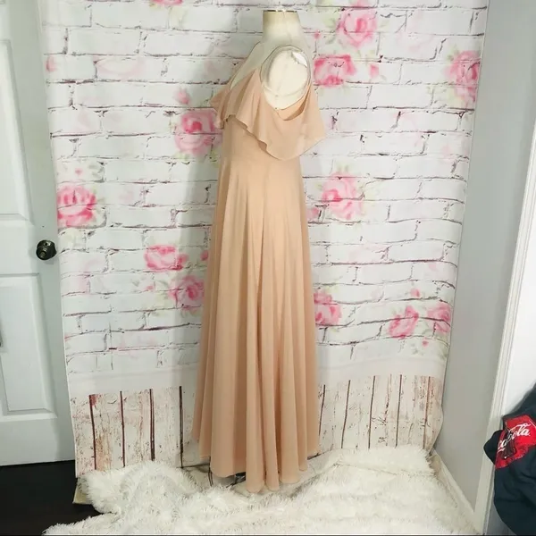 Jenny Yoo Mila nude off the shoulder gown - Image 8