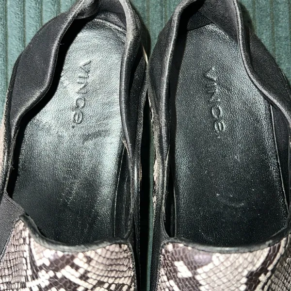 Vince Garvey‎ Snake Skin print Slip-On Sneaker 6.5 - Image 3