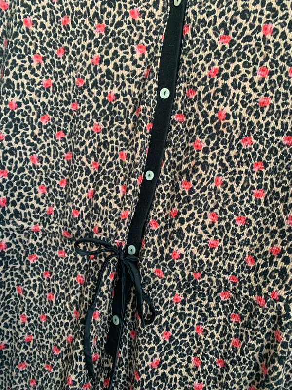 Victoria’s Secret Leopard / Roses Onesie Large - Image 4