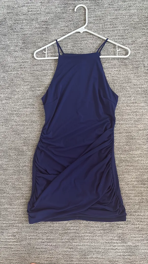 Lucy in the Sky Blue Mini Dress - Image 3