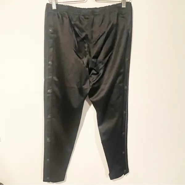 Adidas Size Small Snap Button Up Leg Trefoil Track Athletic Pants Pull On‎ - Image 5