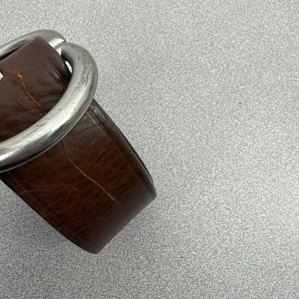 LOFT Belt Womens Medium Brown Genuine Leather Silver Buckle Preppy Casual USA - Image 7