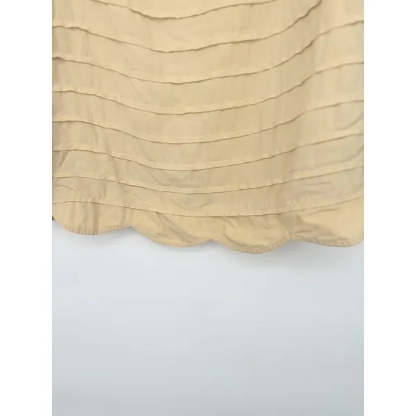 Tory Burch Womens 100% Silk Maize‎ Yellow Tiered Blouse Top Size 6 Career Staple - Image 2