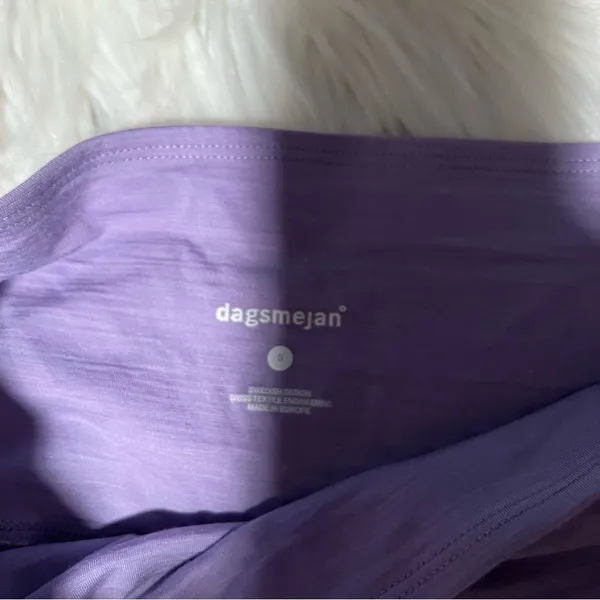 Dagsmejan Women's Size XS/S‎ Pajama Set Light Purple Nattwarm Merino Wool Sweden - Image 12