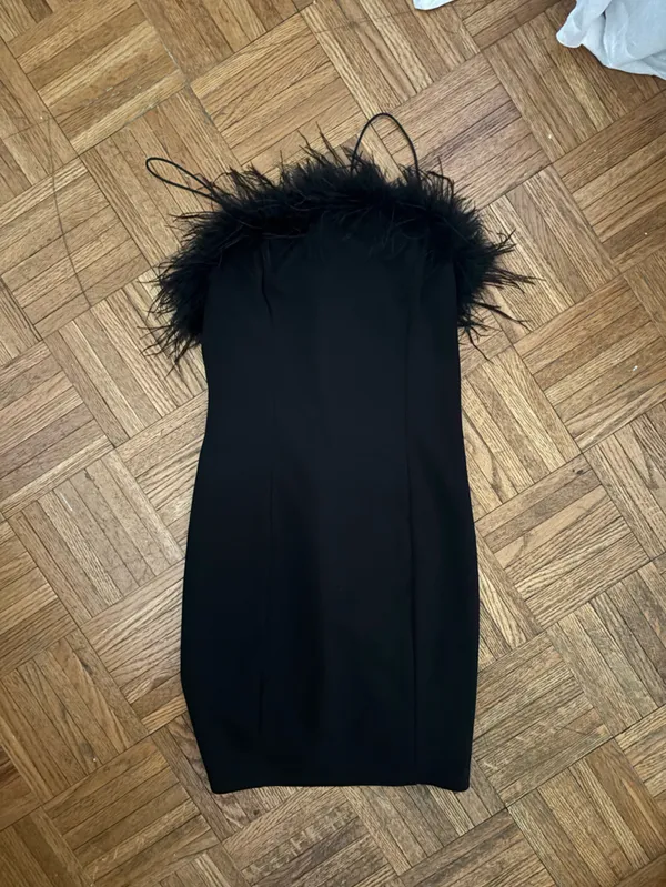 Black Evening Dress - Elegant Women's Cocktail Dress - Image 3