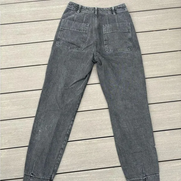 Free People Black Baggy Boyfriend Jean - Image 8
