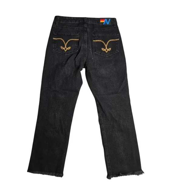 Aviator Nation Mid Rise Canyon Jean in Vintage‎ Black Size: 27 - Image 5