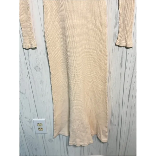 FREE PEOPLE FREE-EST Andrea Thermal‎ Hooded Funnel Maxi Dress, Small ($108) - Image 3