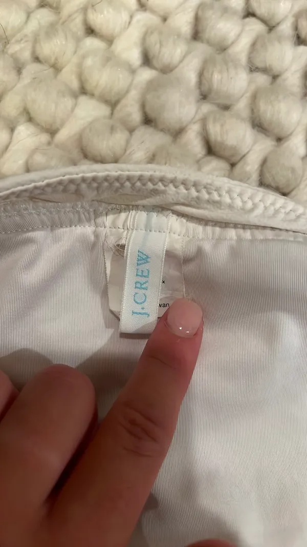 White J. Crew Eyelet Bikini Set - Image 5