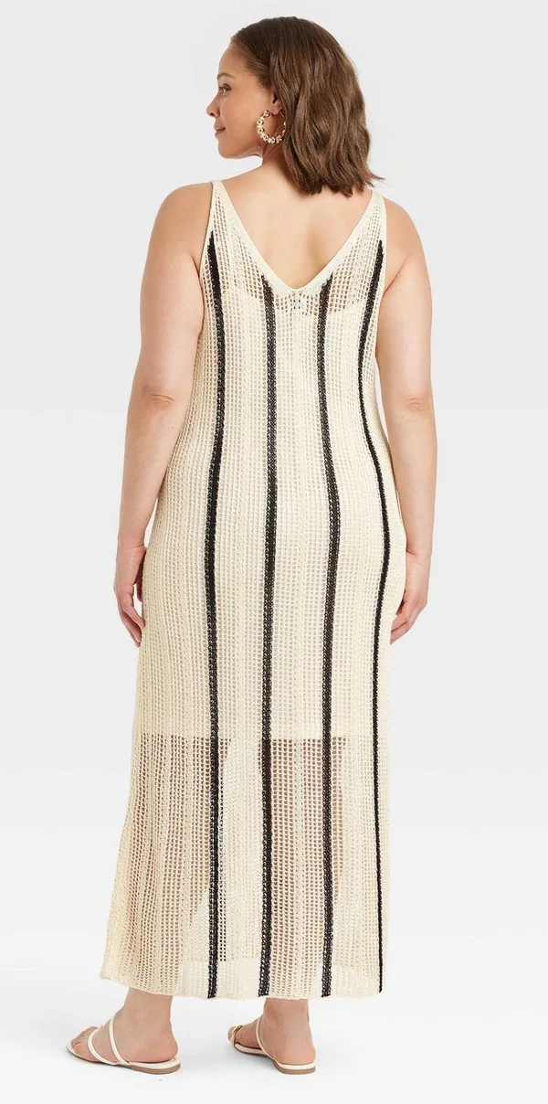 Open Work Maxi Sundress - - Image 2