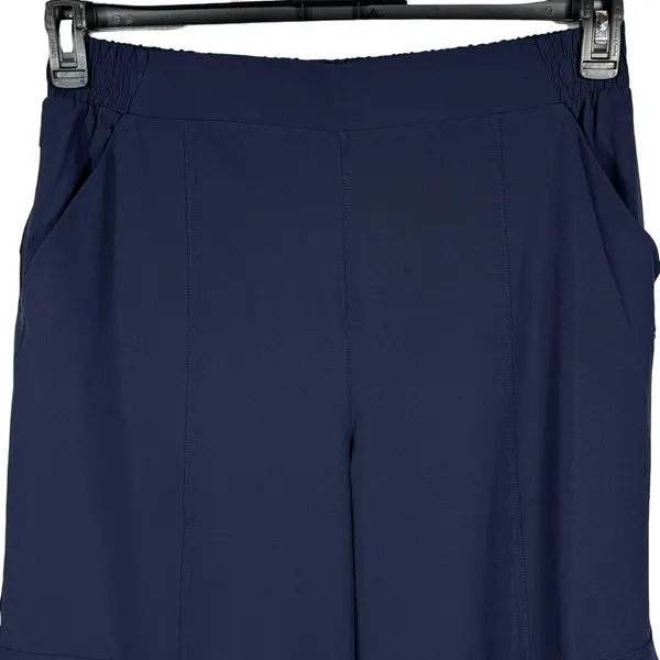 Fabletics Large Downtown Wide Leg Cargo Pants Pockets Pull-On Stretch Hi-Rise - Image 4