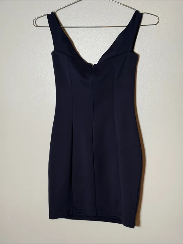 Tobi Navy Off-Shoulder Mini Bodycon Dress - Image 7