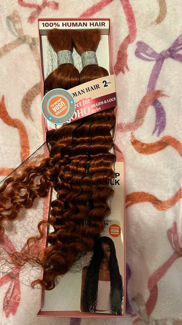 Boho human hair Red - Image 2