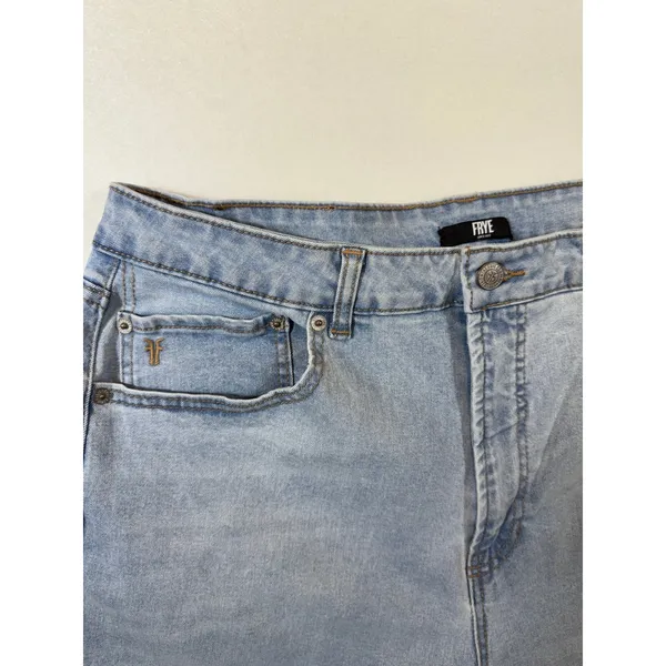 Frye Jeans Womens Size 16/34 Light Wash High Rise Straight Leg Denim Pants - Image 3