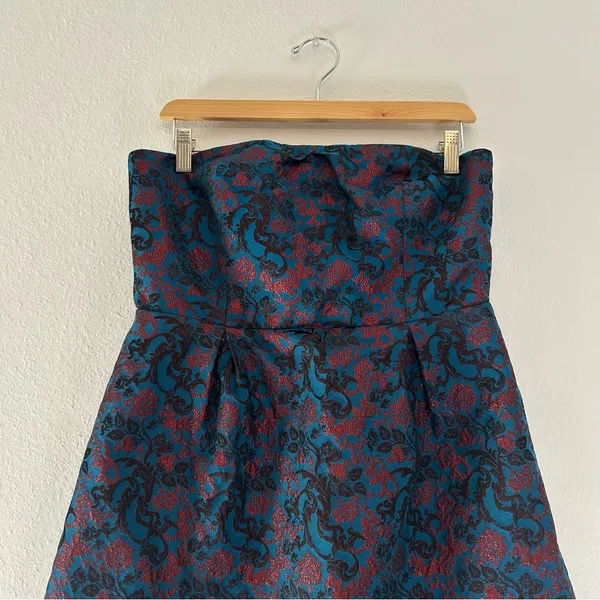 Anthropologie NWT Paprika Brocade Mini Dress - Image 6