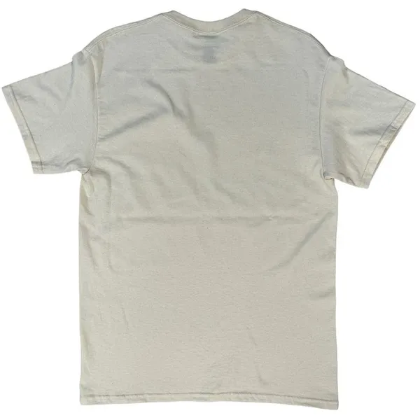 Gildan Baseball Cups and Hearts Medium Natural Cream Women’s Short Sleeve T-Shirt - Image 4
