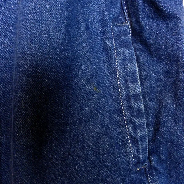 ASOS Denim Mini Dress Womens US 12 Blue V Neck Short Sleeve NWT WHITE Label - Image 6