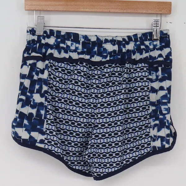 Gap shorts Womens S gStride Blue Geometric Abstract Athletic Excellent - Image 4