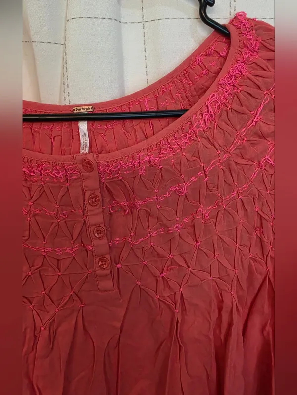 Free People Cotton Blouse - Image 7