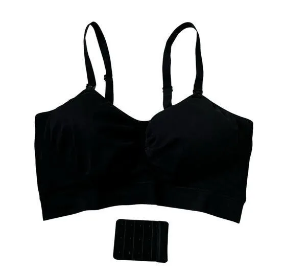 Kindred Bravely Black Nursing Bra w/ Extender Women Size Large | 51-40 - Image 3