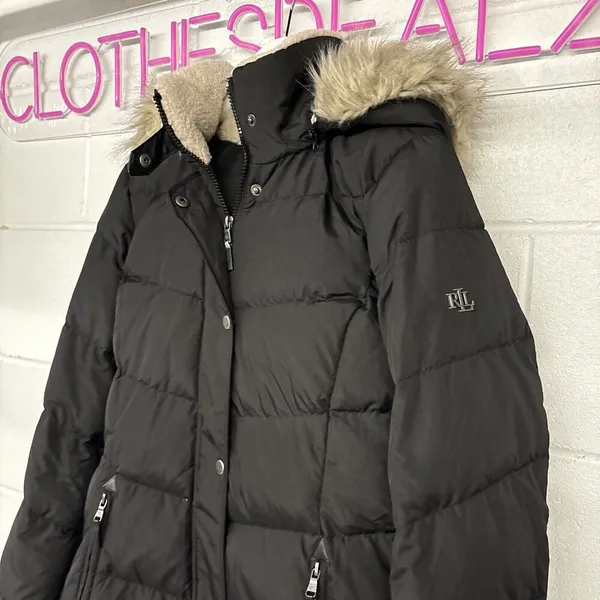 Ralph Lauren Xs Women's Long Puffer Jacket Coat - Image 2
