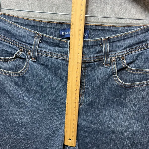 BandalinoBlu Denim Jeans Bootcut‎ Dark Wash Comfort Stretch Women's Size 6 - Image 5