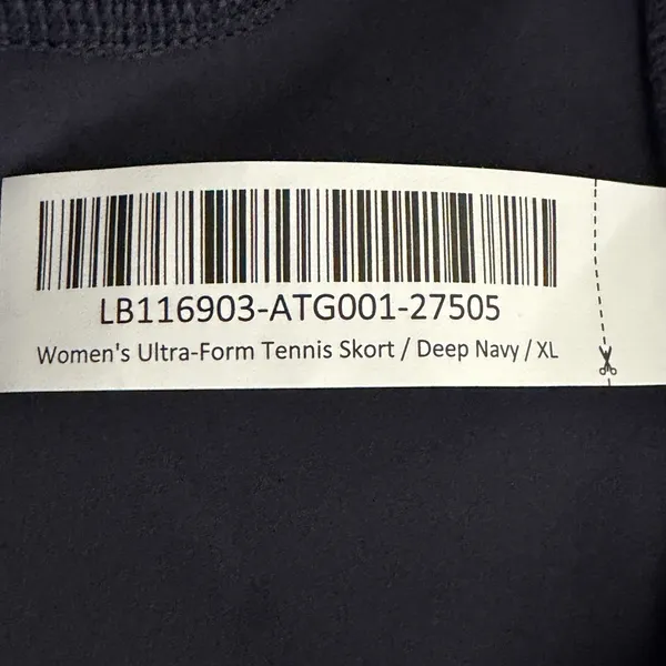 Quince Ultra-Form Tennis Skort Womens XL Deep Navy Athletic Golf Active Skirt - Image 8