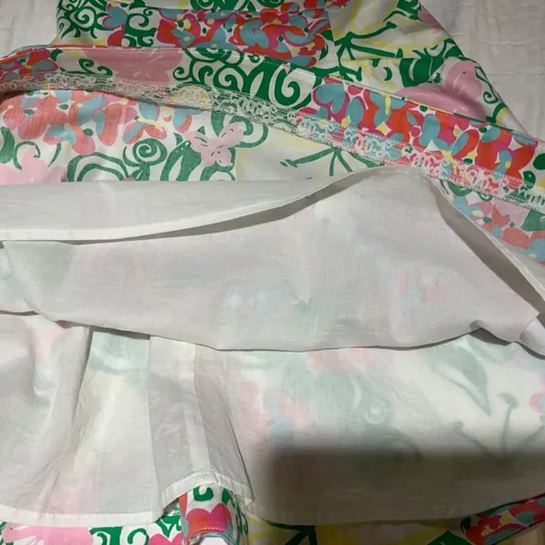 Lilly PULITZER SUN DRESS Strapless Blossom RESORT Mariposa Floral 0 Small SUMMER - Image 9