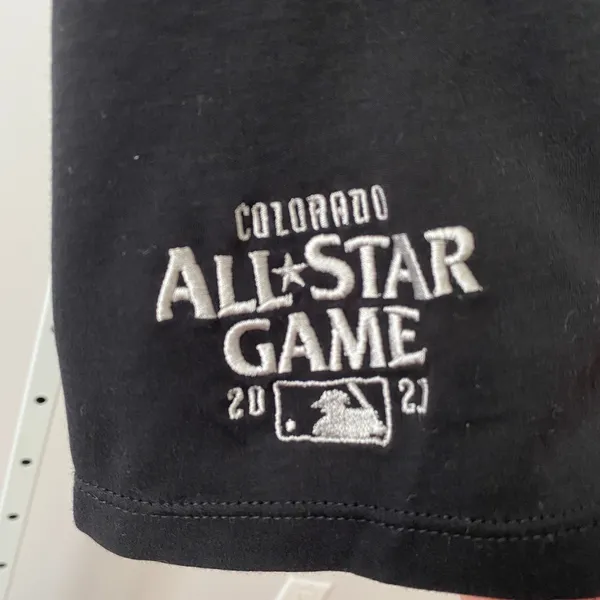 Tommy Bahama M Black T-Shirt MLB Colorado‎ All Star Game 2021 Tee Fan Streetwear - Image 4