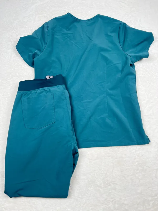 Figs Hydrogreen 1st Release Catarina Scrub Set Top & Joggers L EUC - Image 4