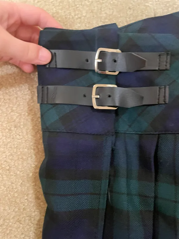 Short Plad Kilt Skirt - Image 3