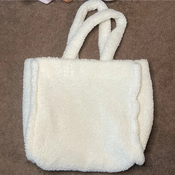 Victoria Secret Sherpa Weekender Tote Bag - Image 3
