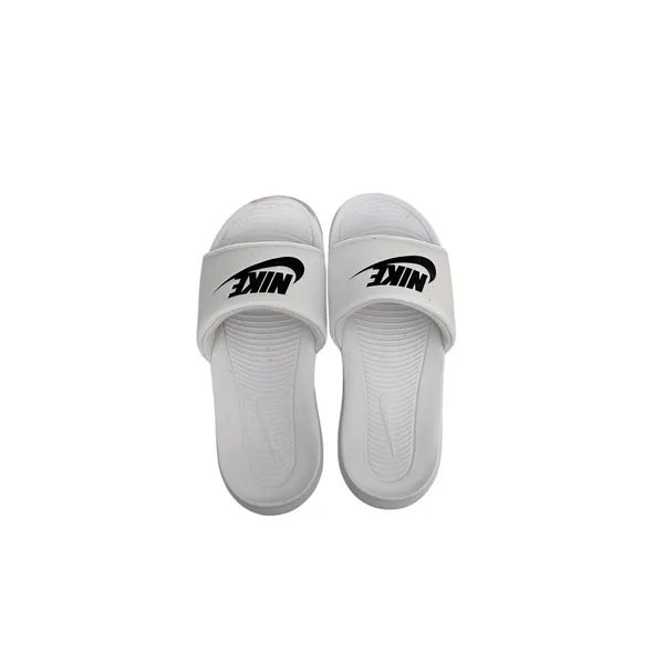 Nike Shoes Victori One Slide Slip On Sandals White Black Size 7 - Image 4