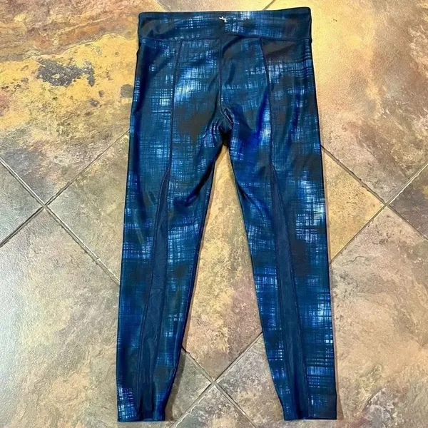 Joy Lab Women’s Blue Athletic Yoga Leggings Large - Image 7