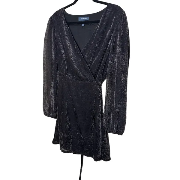 ModCloth Secretly Spotted Wrap Dress Size L - Image 5