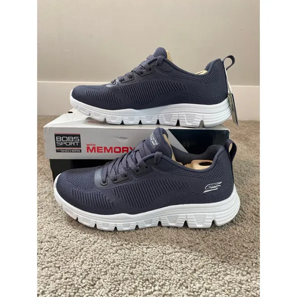 NWT Skechers BOBS Sport B Lite Memory Foam Sneakers Women’s Size 6.5 - Image 2