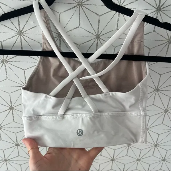Lululemon Energy Bra Longline White - Image 3