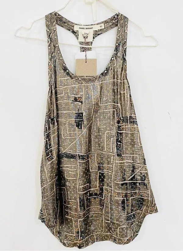 Isabel Marant X H & M collection Gold Size 2 - Image 2