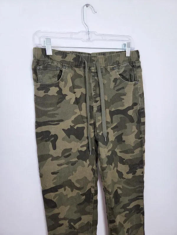 Monkey Ride Jeans Camouflage Jogger Pants High Waist Casual Size 9/29 28" Waist - Image 2