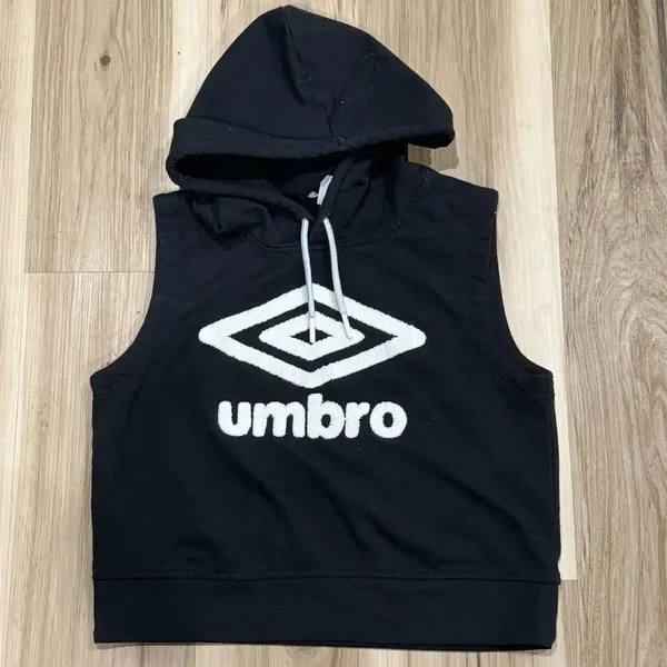 Umbro Sleeveless Hooded Sweater Athletic Women’s Small - Image 3
