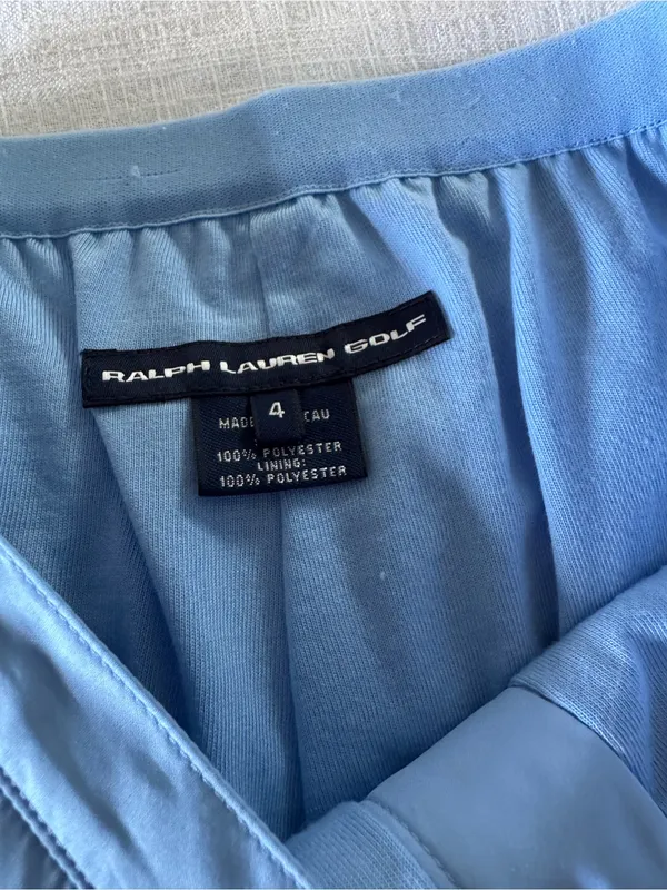 Ralph Lauren Golf Women’s Light Blue Fleece Lin Snap Bottom Pants - sz 4 - Image 4