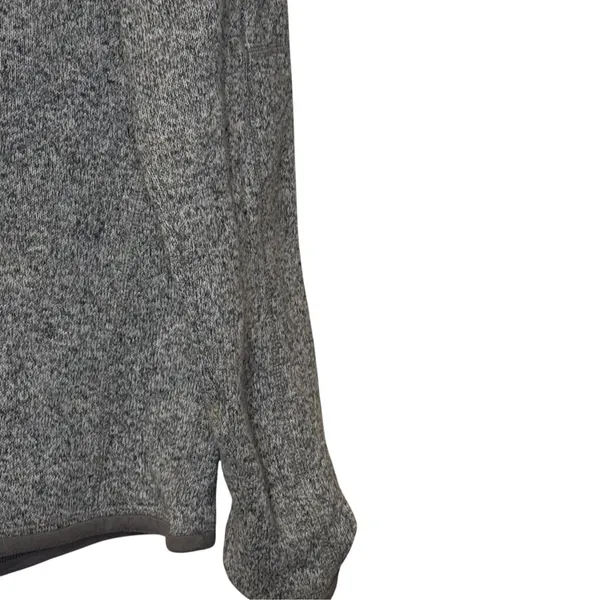 Patagonia Womens Better Sweater 1/4 Zip Pullover Fleece Gray Medium HC Logo - Image 4