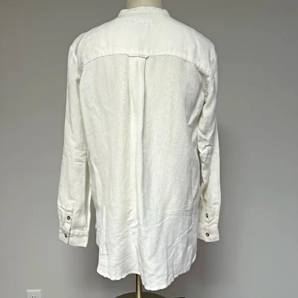 Anthro l Pilcro Ruffled Placket Shirt - Image 4