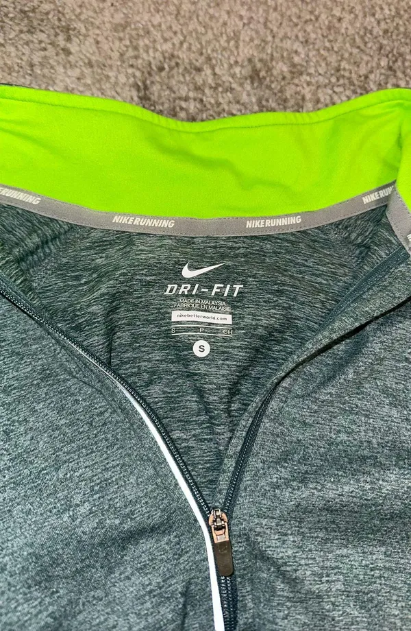 Nike Running Long Dri-Fit Sleeve Quarter-Zip Pullover - Image 3