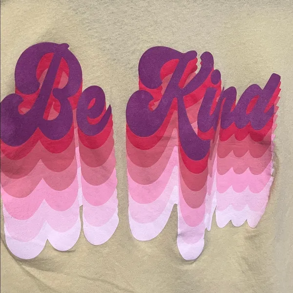 We The Free Yellow 'Be Kind' Short Sleeve Tee - Image 6