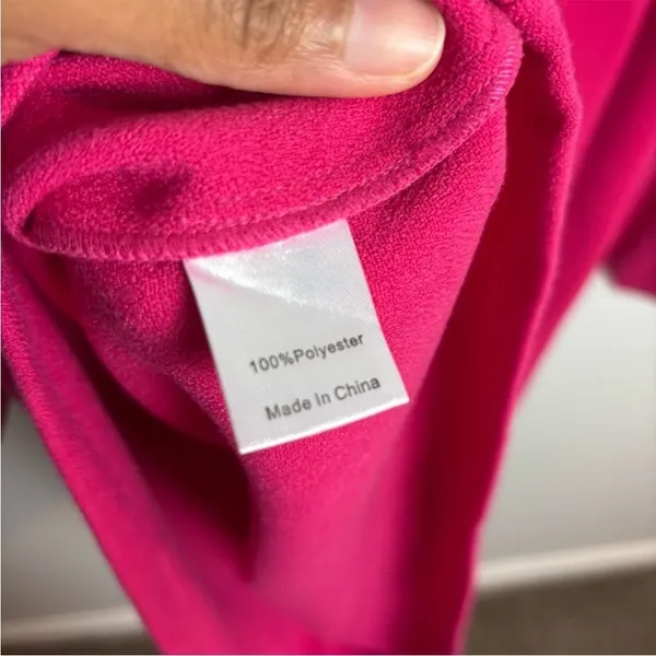NEW Tuckernuck‎ Fuchsia Stretch Crepe Avery Dress size small - Image 11