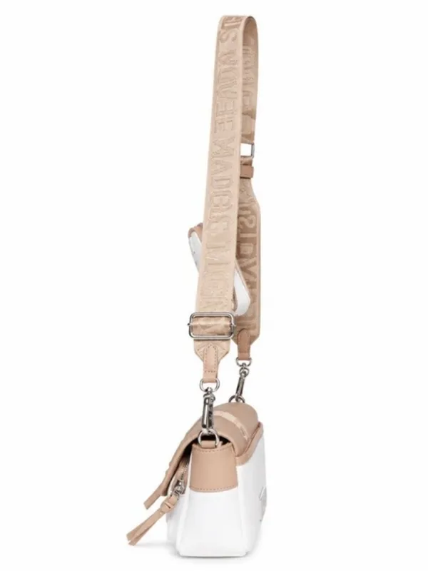 NWT Steve Madden Move Utility Crossbody Bag Cream and Tan With FLAWS - Image 3