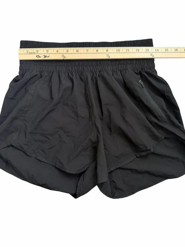 Women's Black Performance Running Shorts - Image 3