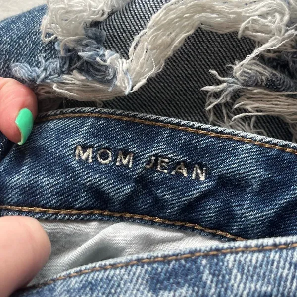 American Eagle Distressed Mom Jean Size 4 Regular - Image 6