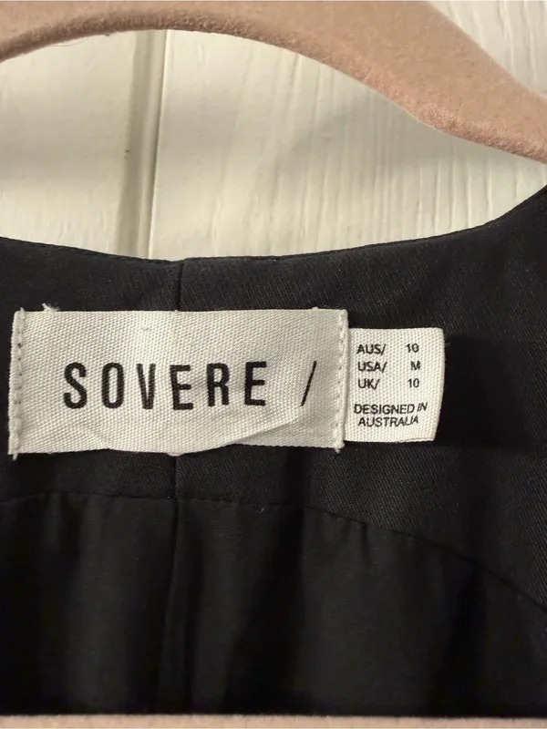 Sovere V-Neck Black Sleeveless Maxi Dress - Image 7